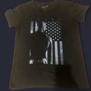 M | Tupac Dear Mr. President Bravado brand black t-shirt
